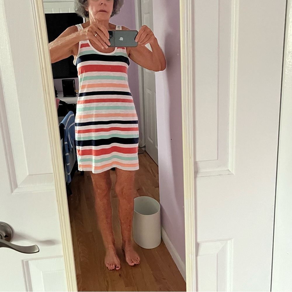 French Connection Multicolor Striped Swim Coverup